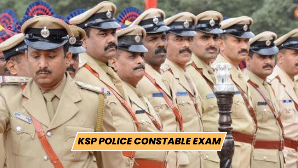 KSP Constable Admit Card 2024 